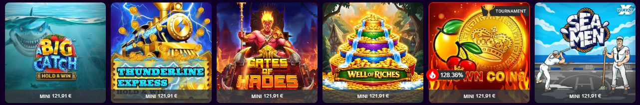 Biblioteca de tragamonedas online y títulos de slots disponible en PalmSlots